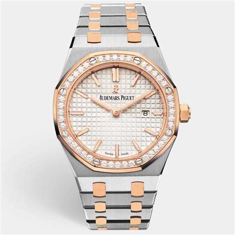 silver audemars piguet|audemars piguet gold women's watch.